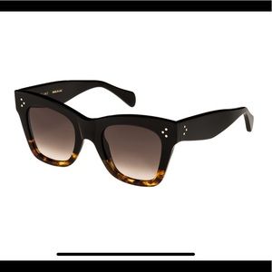 Celine two toned cat eye sunglasses